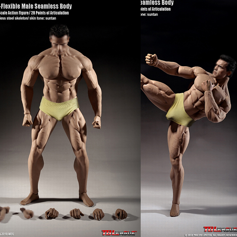 TBLeague Phicen M35 1//6 scale Male Seamless Super Muscular Body