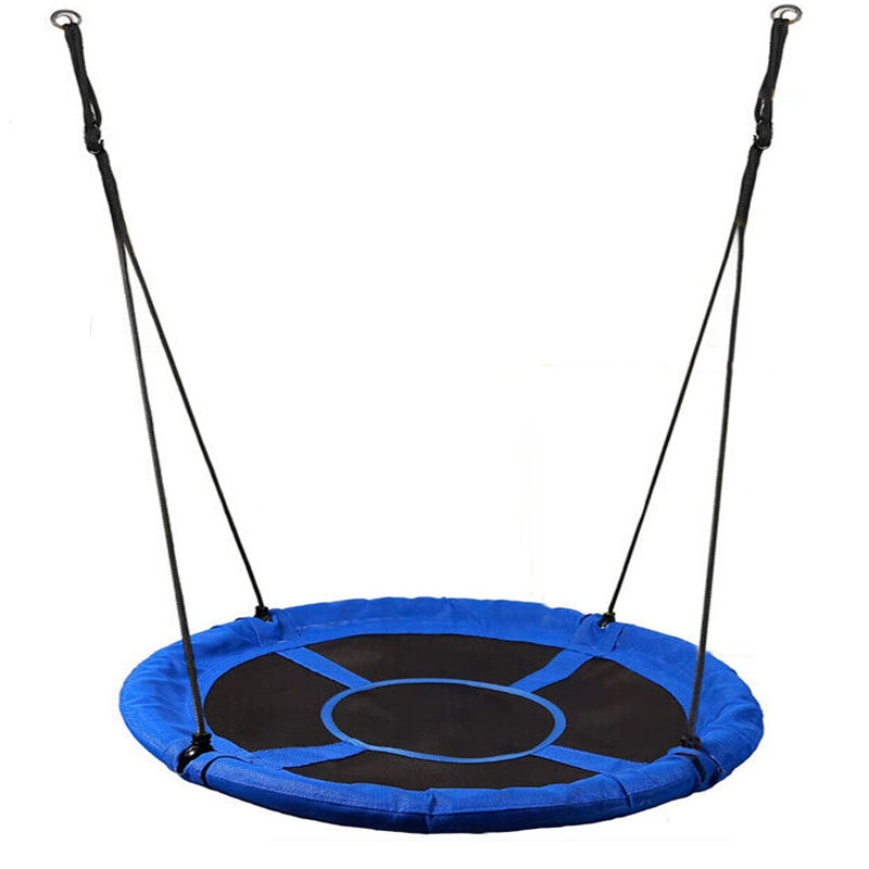 100cm Giant Nest Web Rope Hanging Tree Kids Swing Seat Round Backyard Playground