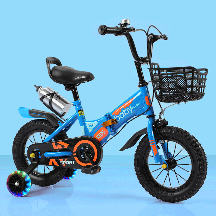 12-16inch Kids Bike Bicycle Children Boys Foldable Cycle Removable Stabiliser UK