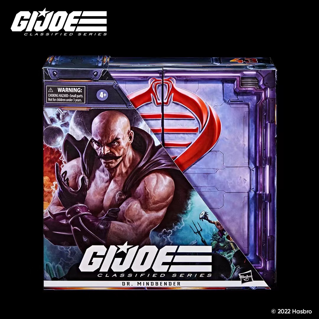 In Stock G.i. Joe Classified Dr. Mindbender Action Figure Model
