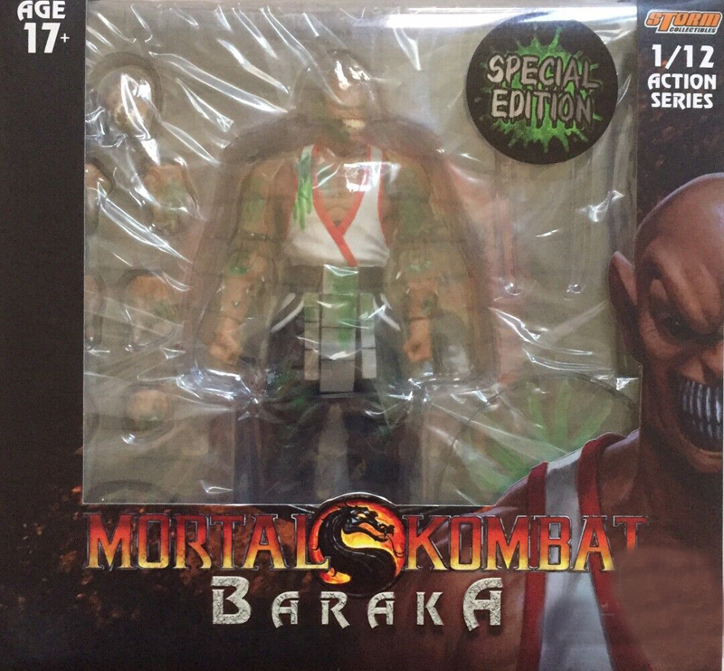 New Storm Toys Mortal Combat BARAKA Blood Stained Ver 1/12 Male 6