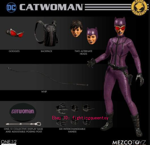 Mezco Catwoman Limited Purple Color Version 1/12 Scale