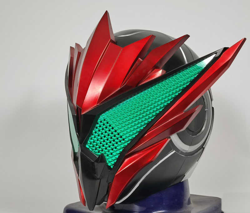 仮面ライダー新1号 1分の1サイズ 着用可能ヘルメット 樹脂製 Kamen Rider Zero-One 1/1 Kamen Rider Jin Burning Falcon