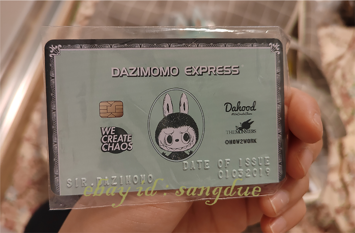 ミントLABBUジモモ✨ Labubu zimomo Da Wa Mint Green 1.0 Limited in Hong Kong