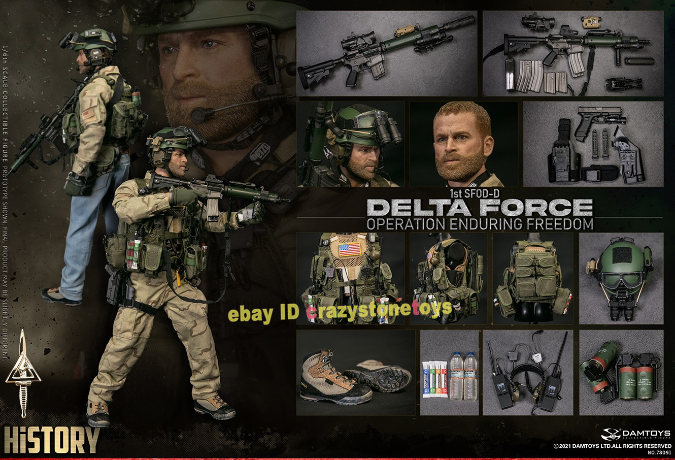 DAMTOYS DELTA FORCE 1st SFOD-D Operation Enduring Freedom 1/6