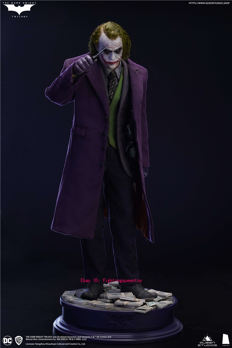 Queen Studios Inart 1/6 Batman Dark Knight Joker Rooted Hair