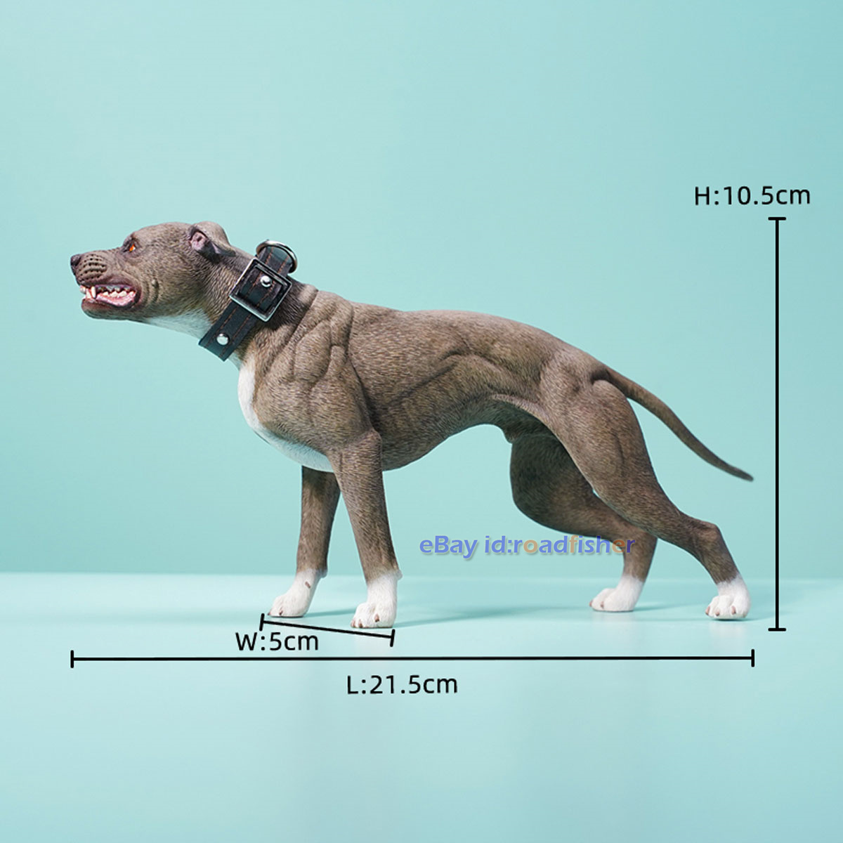JXK 1/6 American Pit Bull Terrier Model Animal Figure Pet Dog