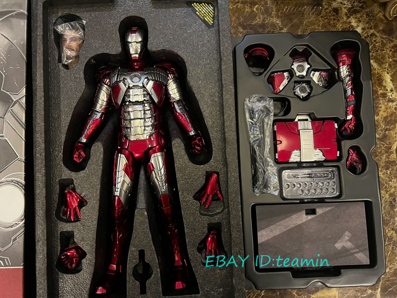 New Hot Toys Iron Man 2 Mk5 MARK V MMS400-D18 1/6 Diecast