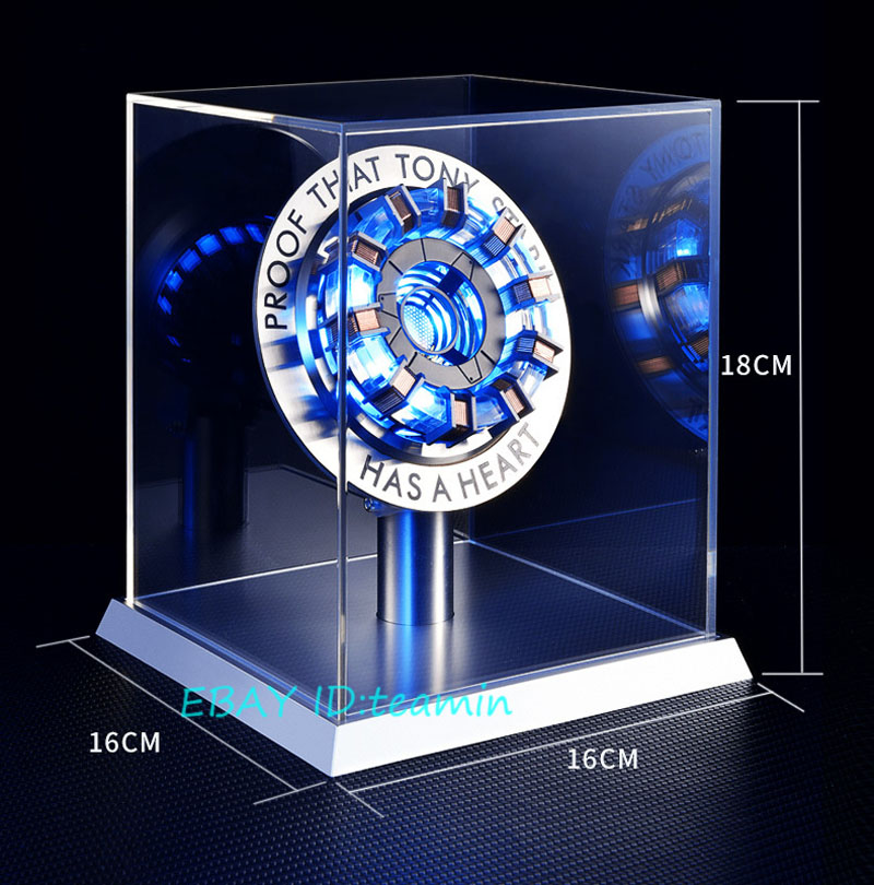 TONY STARK アークリアクター LED インテリア アイアンマン Iron Man Tony Stark 1/1 MK2 Arc Reactor Lights Model LED