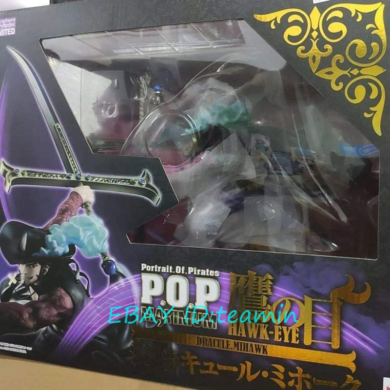 New Megahouse POP MAX One Piece Hawk-Eye Dracule Mihawk 1/8