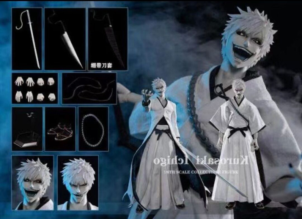 GAMETOYS BLEACH Kurosaki Ichigo Zangetsu 1/6 Action Figure 1 Body