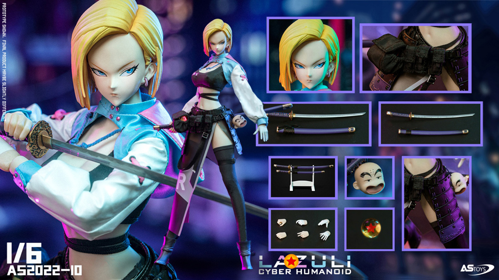ASTOYS AS2022-10 1/6 DragonBall Android 18 lazuli 12