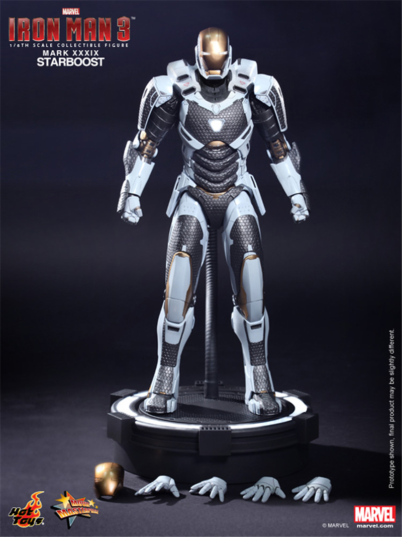 Hot Toys MMS214 Iron Man 3 1/6 Starboost Mark 39 Action