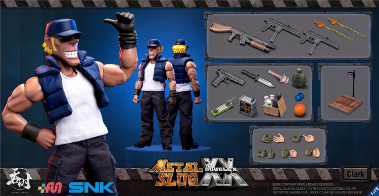 Tunshi Studio TS-009 Metal Slug XX Clark Still 1/12 Scale 6