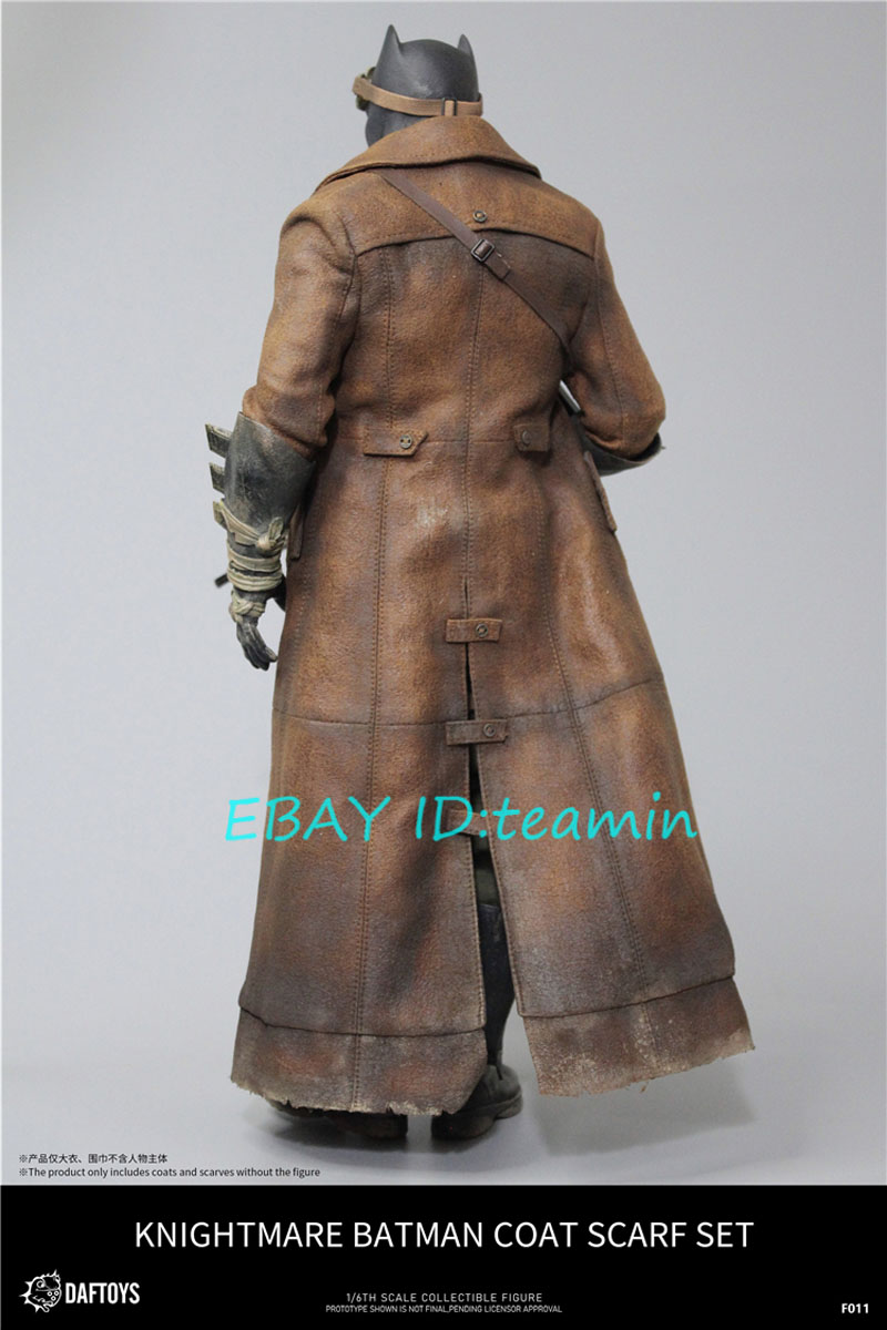 DAFTOYS ナイトメア バットマン 専用 コート スカーフ ホットトイズ DAFTOYS Knightmare Batman Coat Scarf Set for Hot Toys TMS038