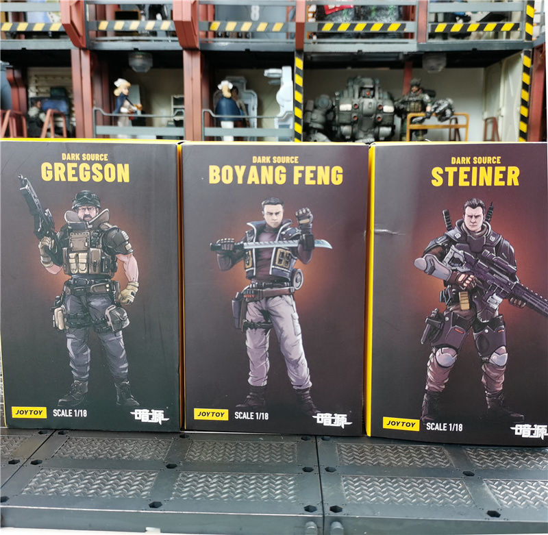 Joytoy DARK SOURCE GREGSON STEINER Set OF 3 Toys 1/18 Military