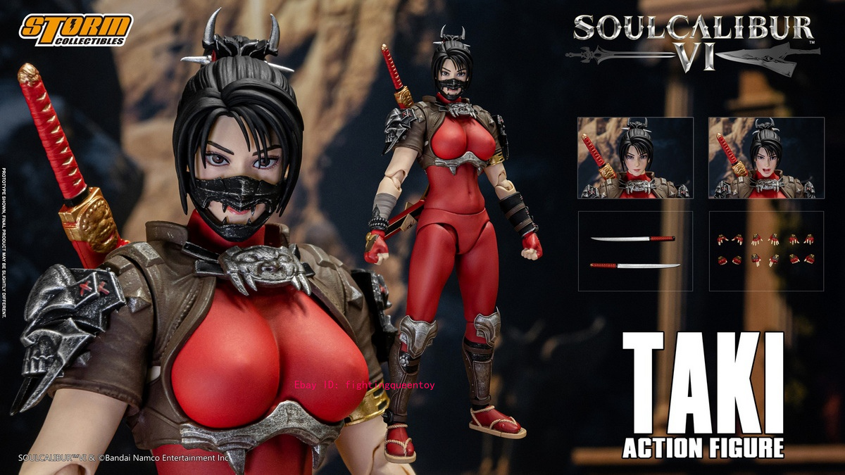 Storm Collectibles SOULCALIBUR VI 多喜taki TAKI - Soul Calibur VI Action Figure – Storm Collectibles