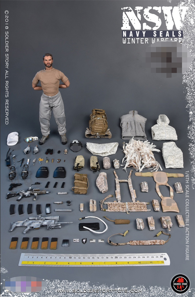 1/6フィギュアNAVY SEALS WINTER WARFARE SoldierStory SS109 NSW WINTER WARFARE “MARKSMAN” Navy Seals