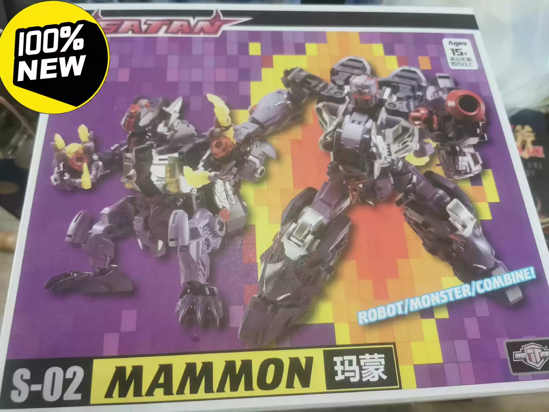 Transformable Toys Tfc Toys S-02 MAMMON Blot Action Figures