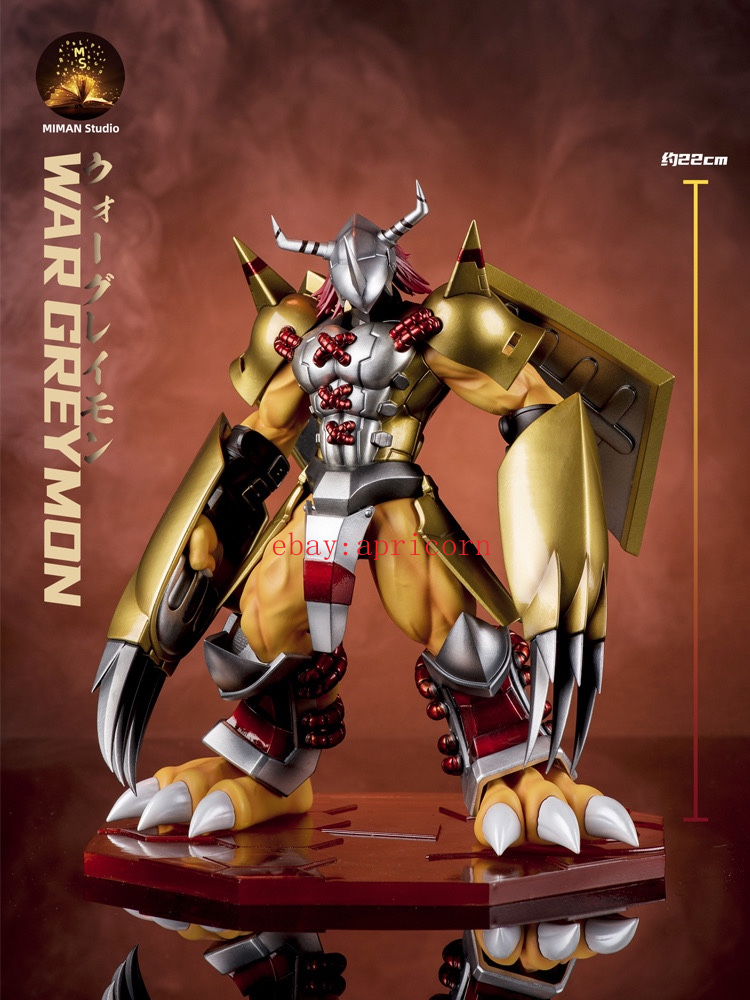 MIMAN Studio Digimon Adventure WarGreymon Resin Statue Model