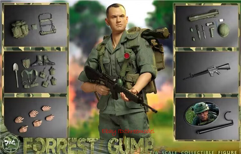 DJ-CUSTOM DJ-16008 1/6 Vietnam War Gump in Vietnam Soldier Forest