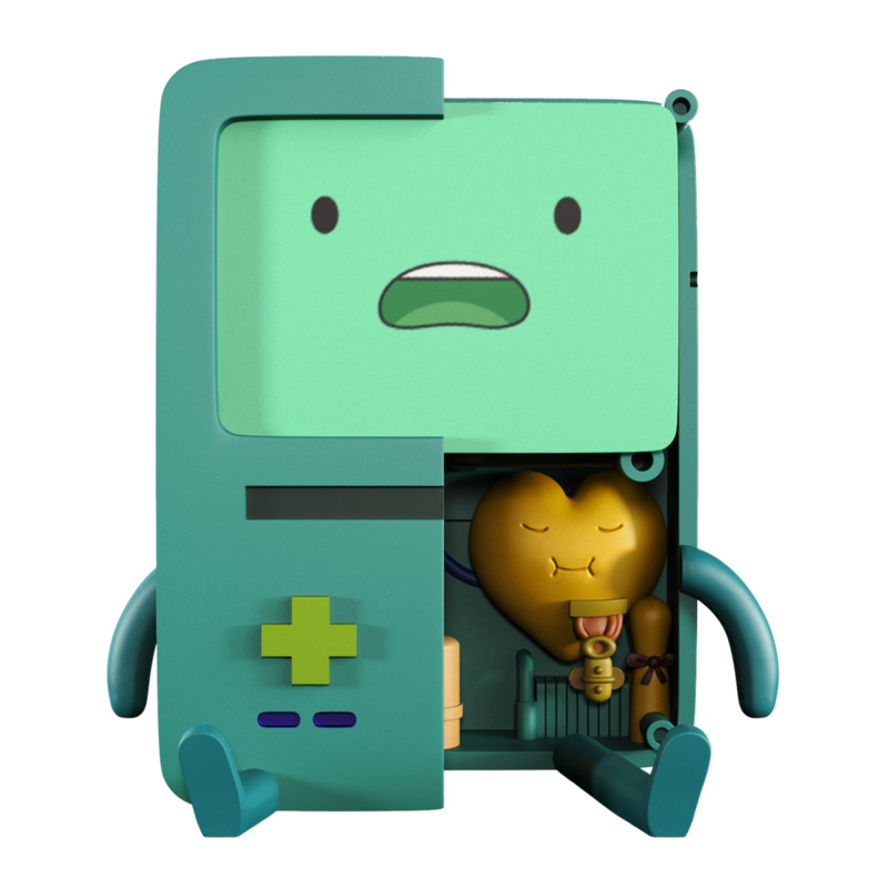 Trendy XXRAY ADVENTURE TIME BMO Art Decor Model Mold Toy Birthday