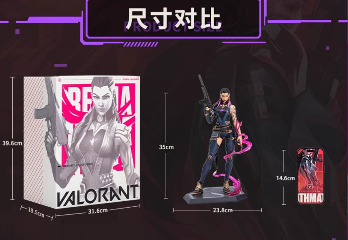 VALORANT Reyna 1/6th Painted Scuplture Game Character Model New In