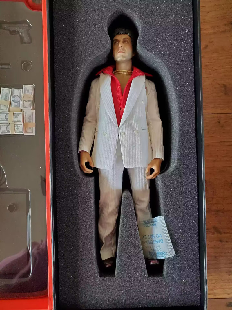 ENTERBAY SCARFACE フィギュア 未開封 Enterbay Genuine Scarface Tony Montana War Version 1/6 Scale