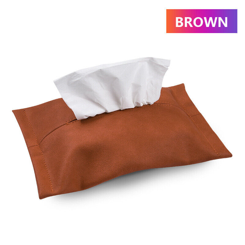 Car Tissue Box Bag Hidden Napkin Paper Holder Storage Tissue Holder for Car - Imagen 10 de 11