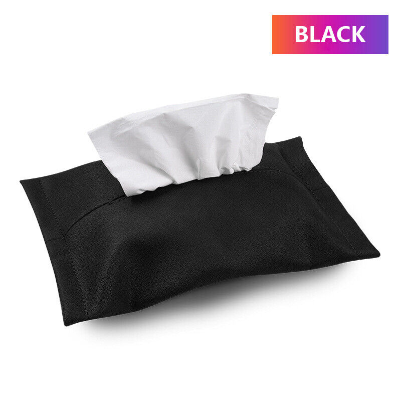 Car Tissue Box Bag Hidden Napkin Paper Holder Storage Tissue Holder for Car - Imagen 8 de 11