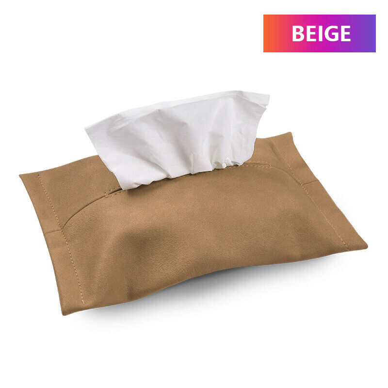Car Tissue Box Bag Hidden Napkin Paper Holder Storage Tissue Holder for Car - Imagen 9 de 11