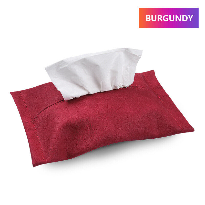 Car Tissue Box Bag Hidden Napkin Paper Holder Storage Tissue Holder for Car - Imagen 11 de 11