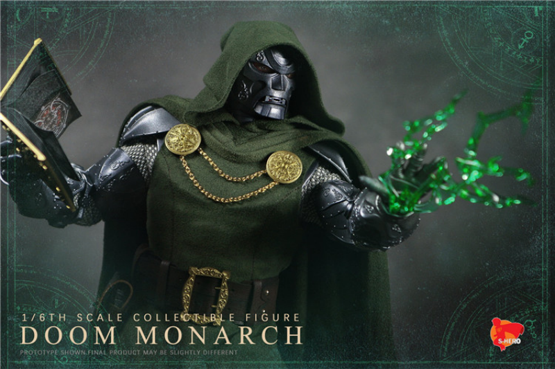 S-HERO DOOM MONARCH SH001 1/6 TH Scale Collectible Figure