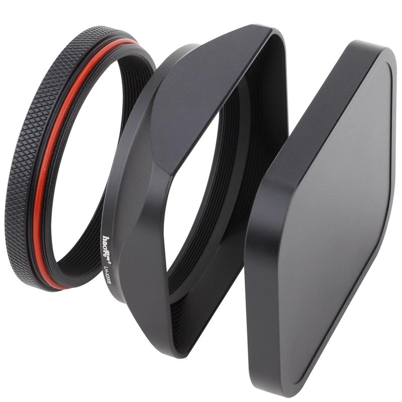 Rectangle Metal Camera Lens Hoods Cover Ring For Fuji Fujifilm X100V X100F X100T - Picture 20 of 21