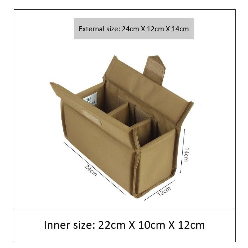 Foldable Camera Bag Insert Protect Case Cover Partition For Canon Nikon Sony - Picture 11 of 12