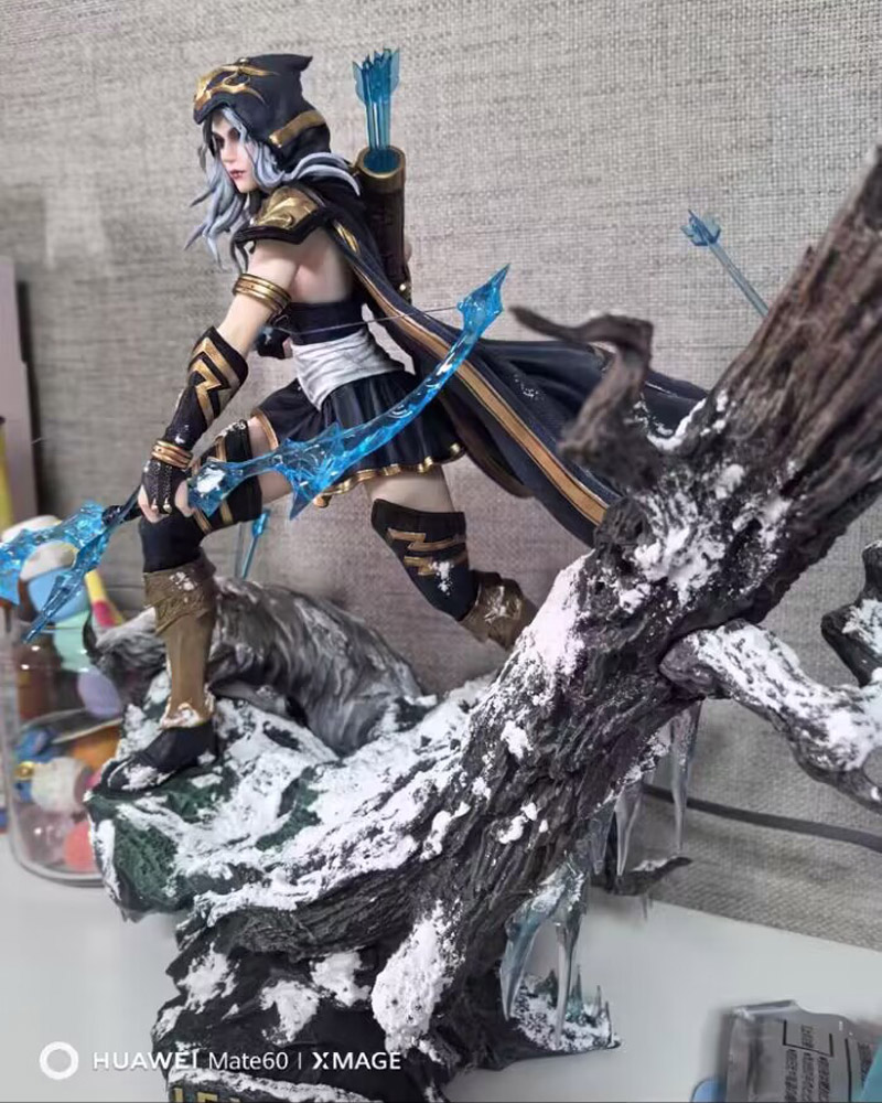 Jimei Palace LOL League Of Legends Ice Shooter Ashe Figure Statue