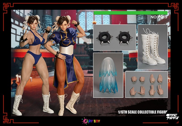 PLAYTOY P019 1/6 Fighting Goddess King Of Fighters Chun-Li