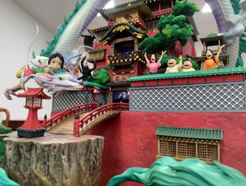 OPM Studio Hayao Miyazaki Spirited Away Oil House Limited Scene