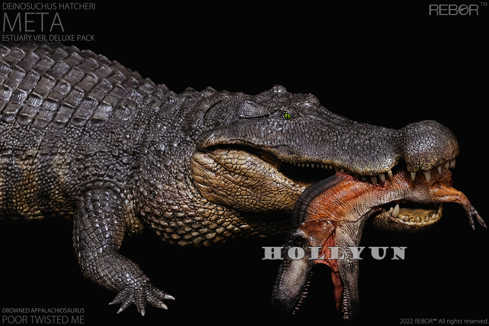 REBOR Deinosuchus Hatcheri Model META Deluxe Pack Crocodile 1/35
