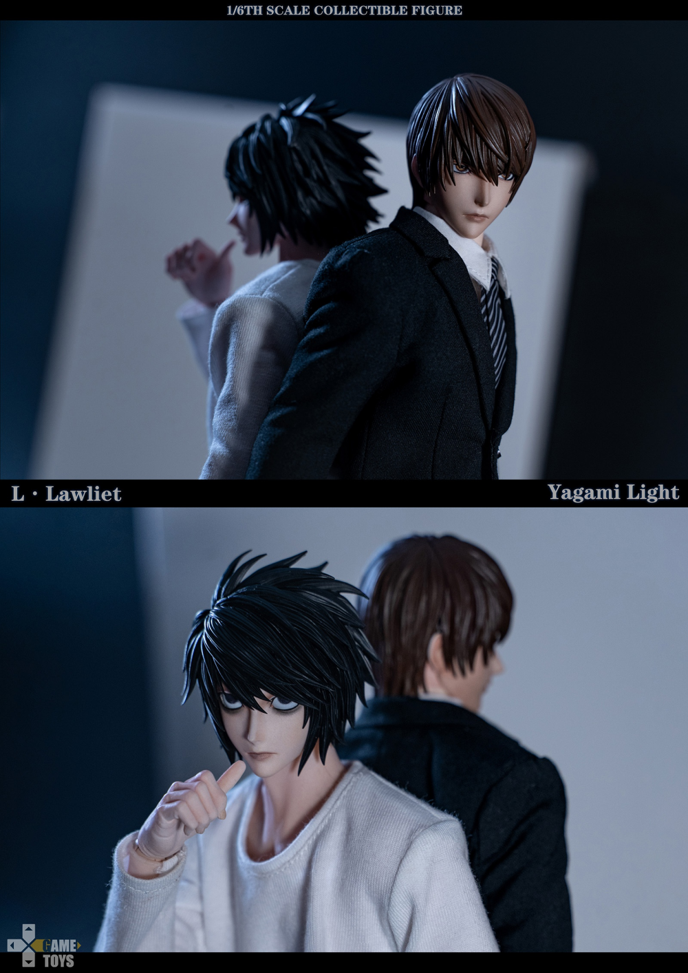 GAMETOYS 1/6 GT-007/008/008A L·Lawliet/Yagami Light 1/6