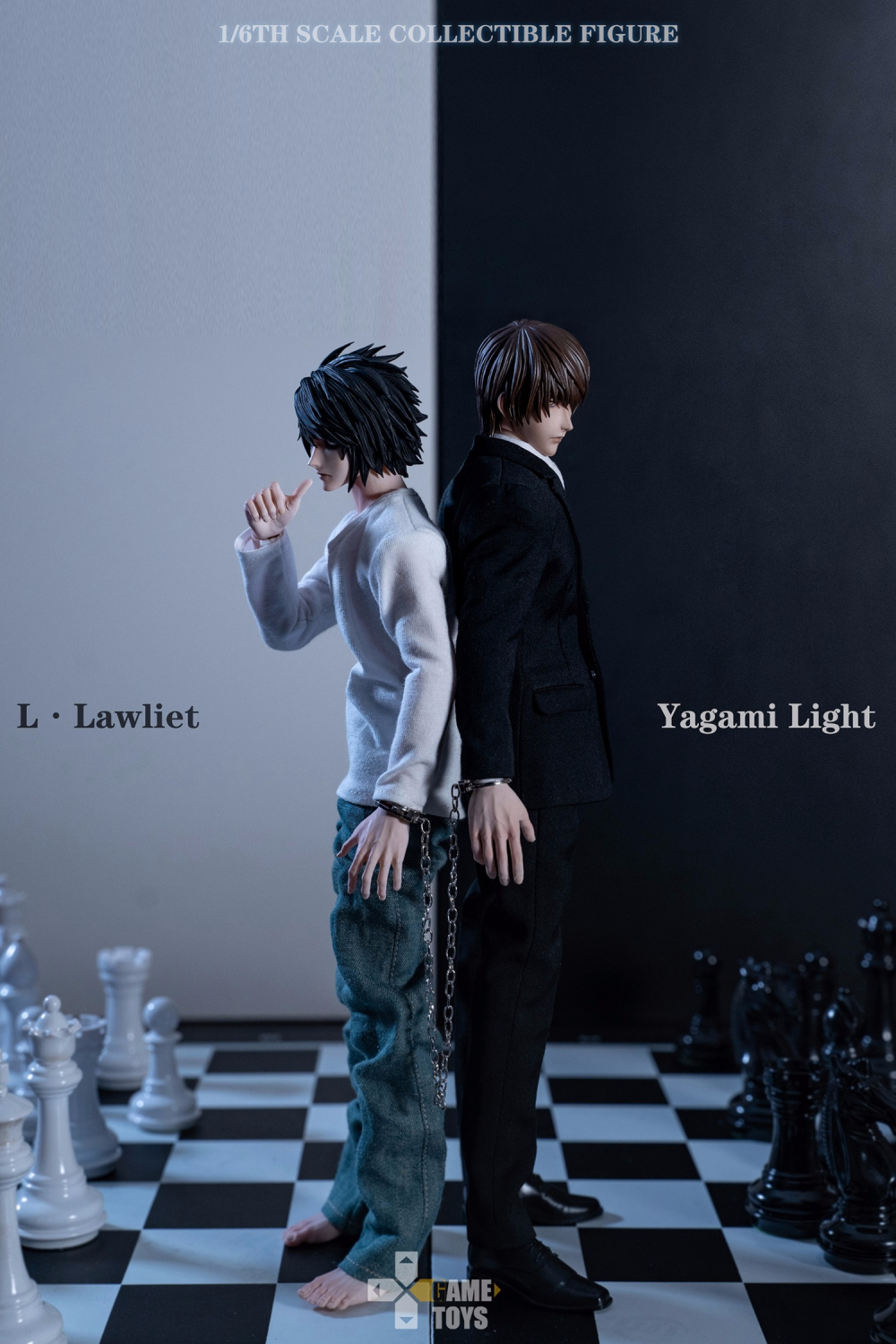 GAMETOYS 1/6 GT-007/008/008A L·Lawliet/Yagami Light 1/6