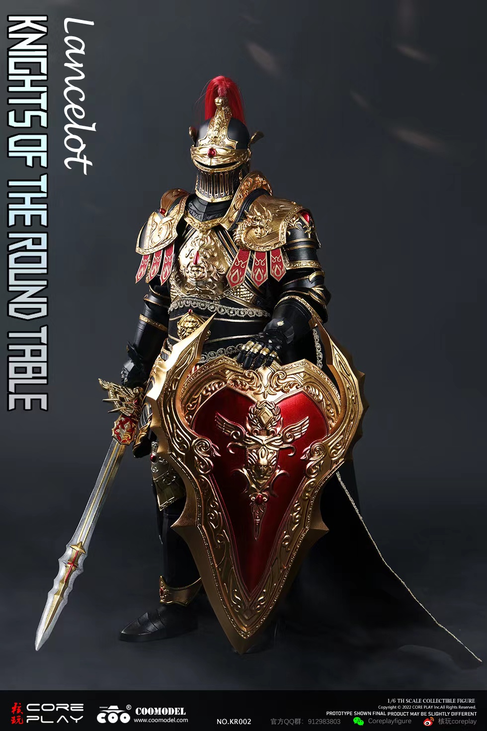Coreplay KR001 1/6 Knights of the Round Table Lancelot Figure