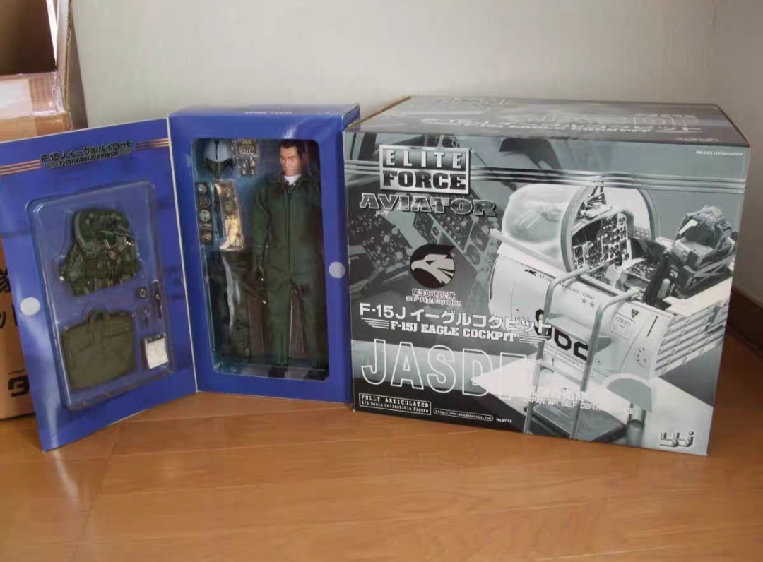 BBI 1/6 F-15J Elite Force Aviator Soldier Cockpit Figures