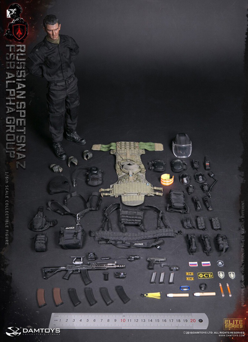 DAMTOYS DAM 78064 1/6 Russian FSB Alpha Team Soldier Action Figure