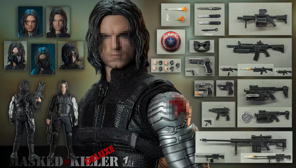 Nota Studio Winter Soldier Bucky Barnes 6in Action Figure Nota Studio Winter Soldier Bucky Barnes 6in Action Figure