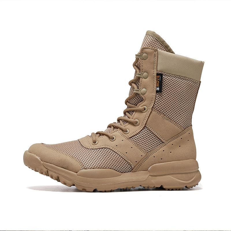 Men's Army Combat Boots Police Motorcycle Hiking Tactical Work Shoes - Picture 8 of 8