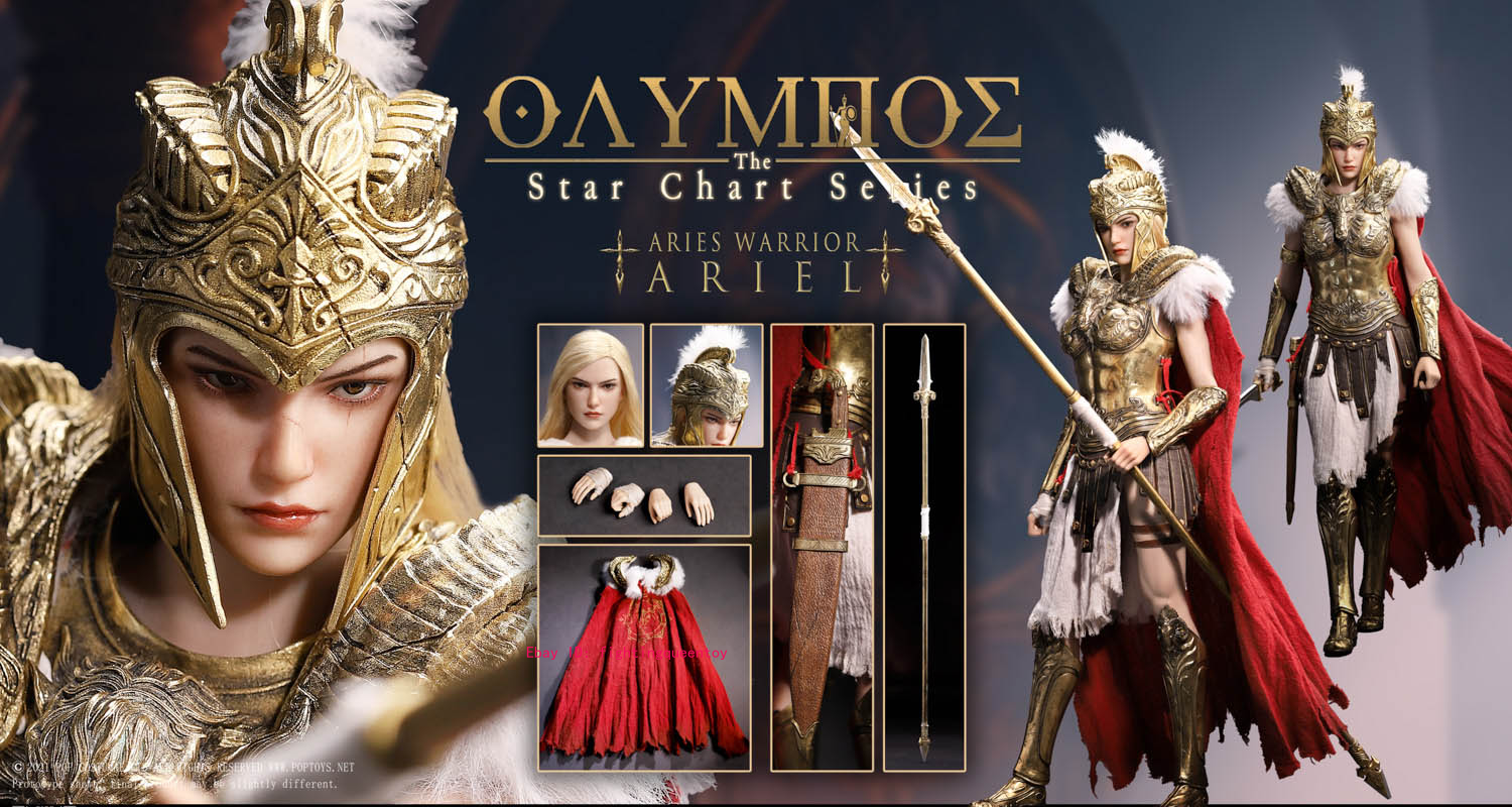 POP COSTUME 黄道十二星座 おひつじ 牡羊座 エリアル OSC-003 POP COSTUME OSC-003 1/6 Aries Warrior Ariel Olympus Star