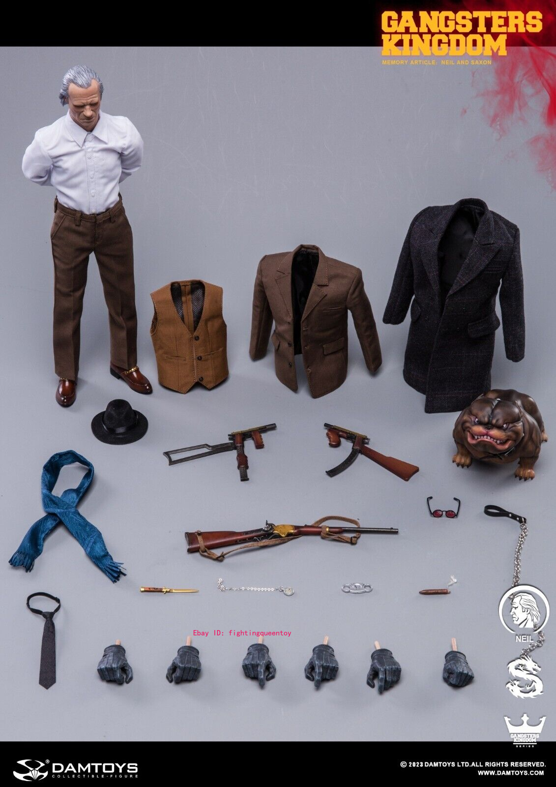 DAMTOYS GKS005 Gangsters Kingdom Nell 1/6 Action Figure Model