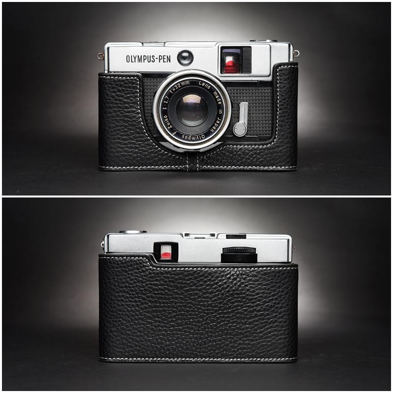 Genuine Real Leather Camera Bag Case Protect Cover For Olympus PEN-EED PEN EED - Picture 13 of 15