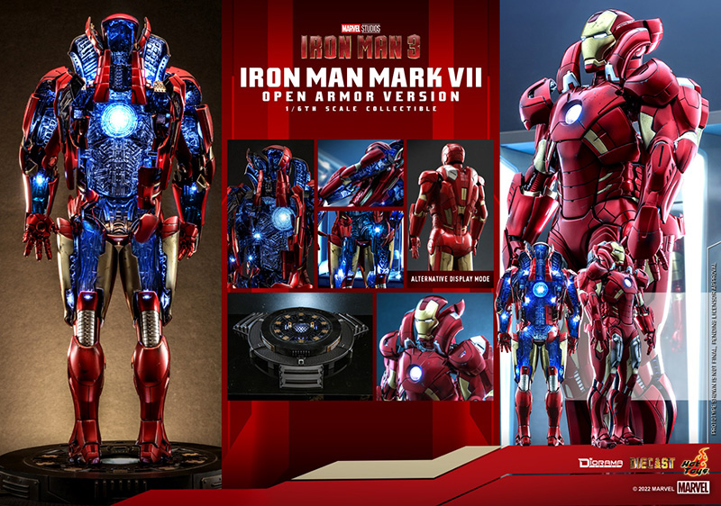 Hot Toys DS004D51 1/6 IRON MAN MARK VII OPEN ARMOR VERSION IN